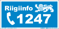 Riigiinfo telefon, telefon 1247 