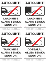 Autojuht! ...erinevad juhised autojuhile (400x500mm)