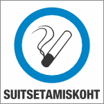 Suitsetamiskoht, tekstiga (ART 901T)