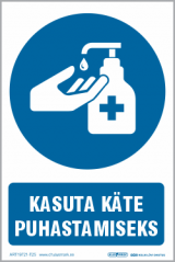Kasuta käte puhastamiseks. Desovahendi asukoht.