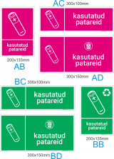 Kasutatud patareid (LIIGITI KOGUMISE MÄRGIS, TAASKASUTUSSE VÕTMINE)