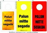 Kartongist RIPUTUSMÄRGID lamineeritud