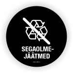 Segaolme jäätmed (ümmargune disain)