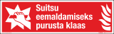 Suitsu eemaldamiseks purusta klaas 300x90mm.