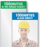 Tööohutus peegel sinu sõnumiga. (NB! Peegel ei ole klaasist) Küsi mõõte!